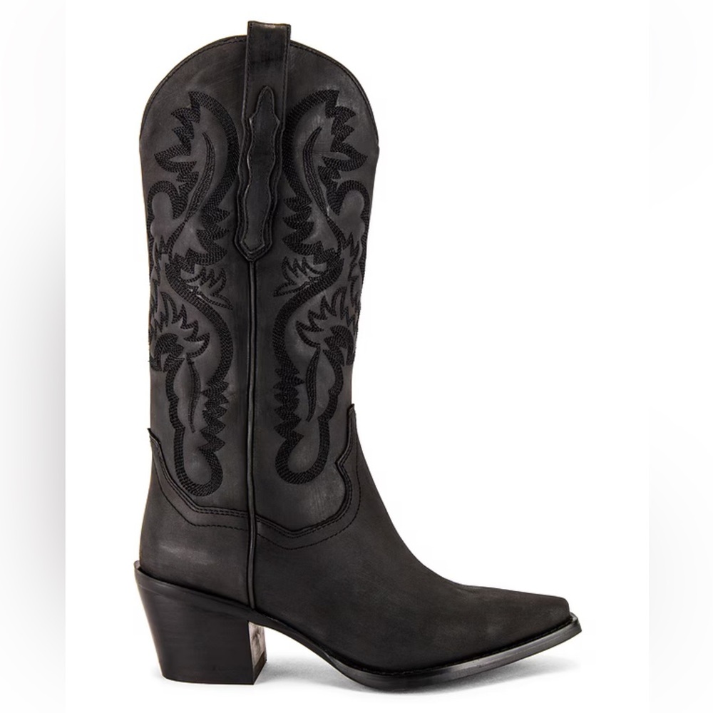 Jeffrey Campbell Dagget Boot in Black Washed size 6.5